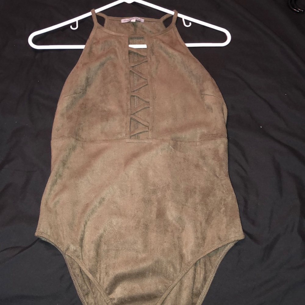 Velvet bodysuit